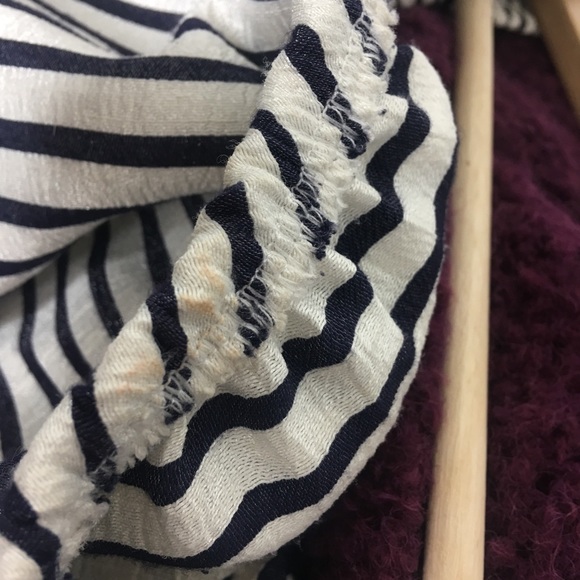 Reformation Off-Shoulder Cropped Festival Ruffle Top - Picture 7 of 7